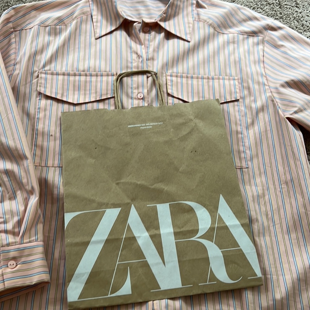 Zara oversized blouse size XS